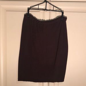 Mimi Maternity Brown Skirt